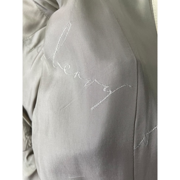 BURBERRY London Dove Grey Military Wool Coat Size 10 - Picture 10 of 14